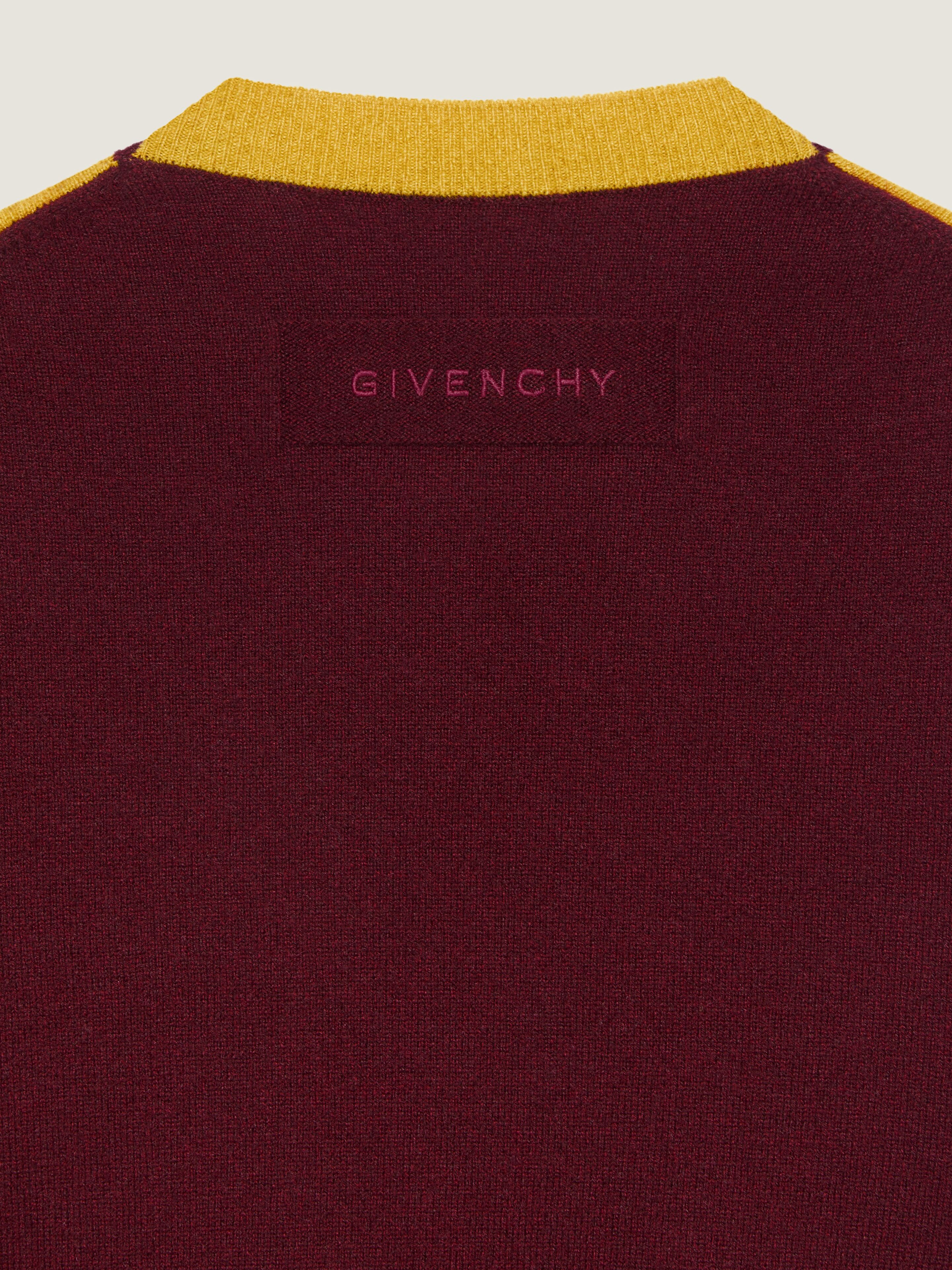 SWEATER IN WOOL KNIT WITH COLOR BLOCK - 4
