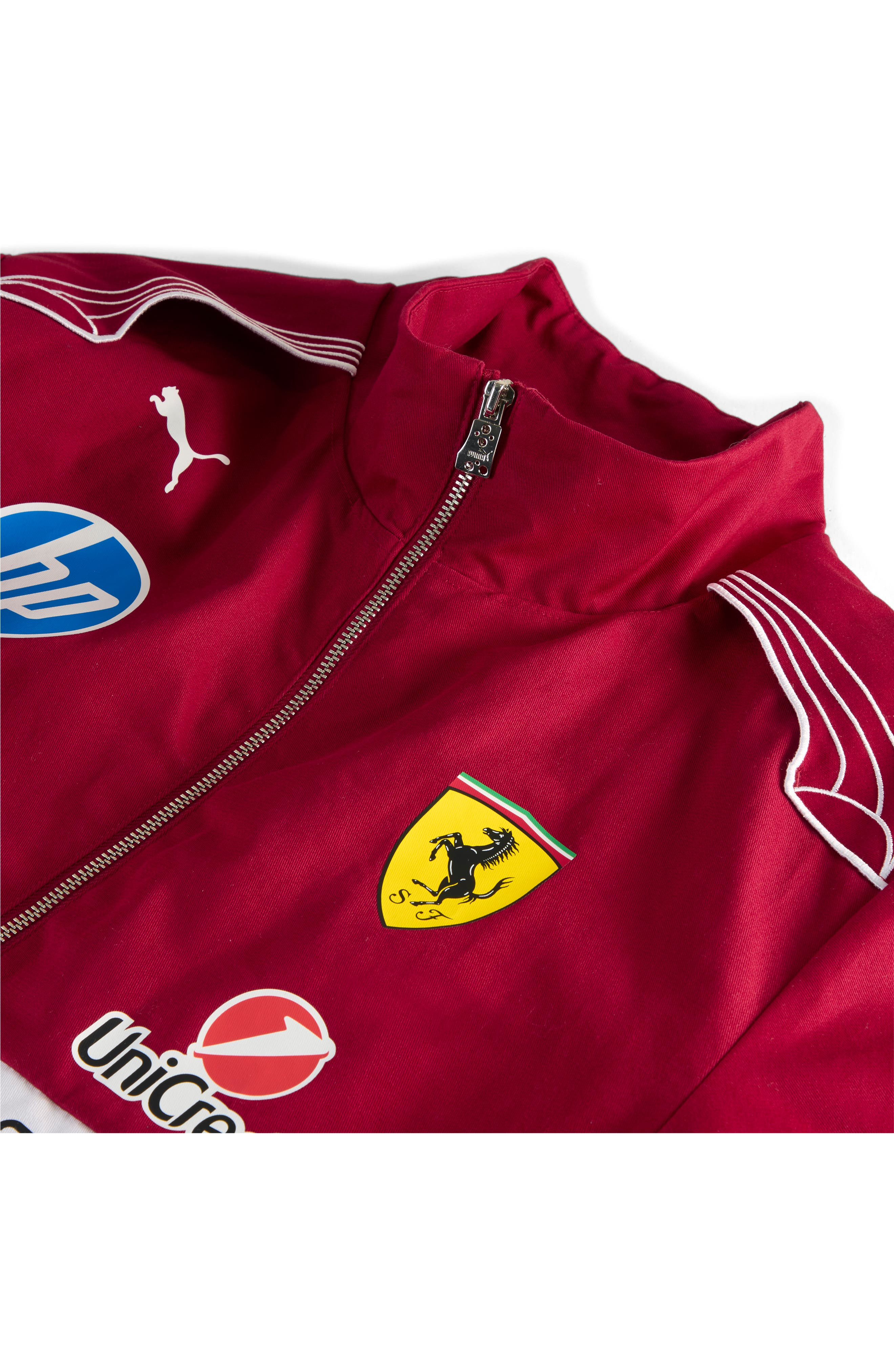 PUMA Scuderia Ferrari Team Racing Jacket in Dark Cherry at Nordstrom - 3