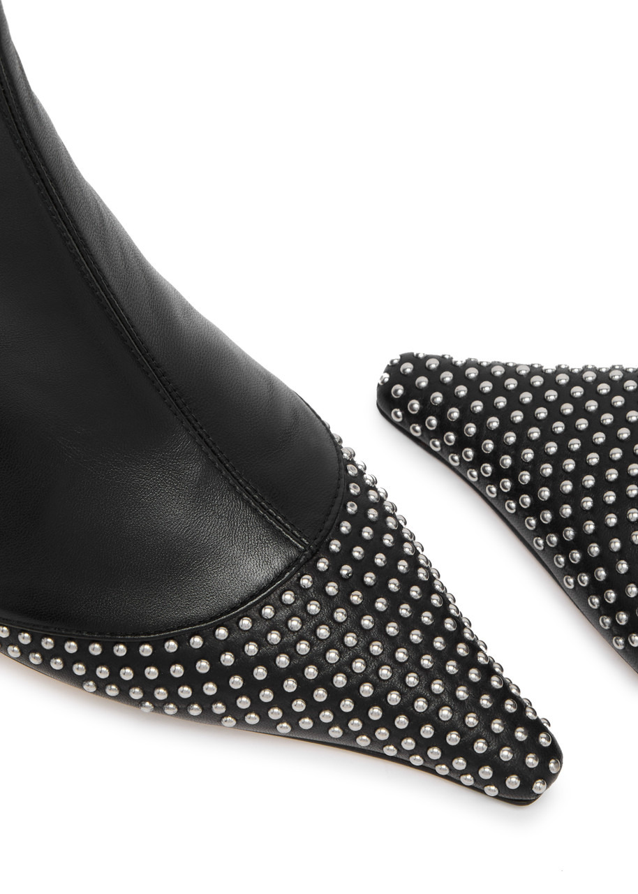 Aeyde Roe Studded Leather Ankle Boot - 3