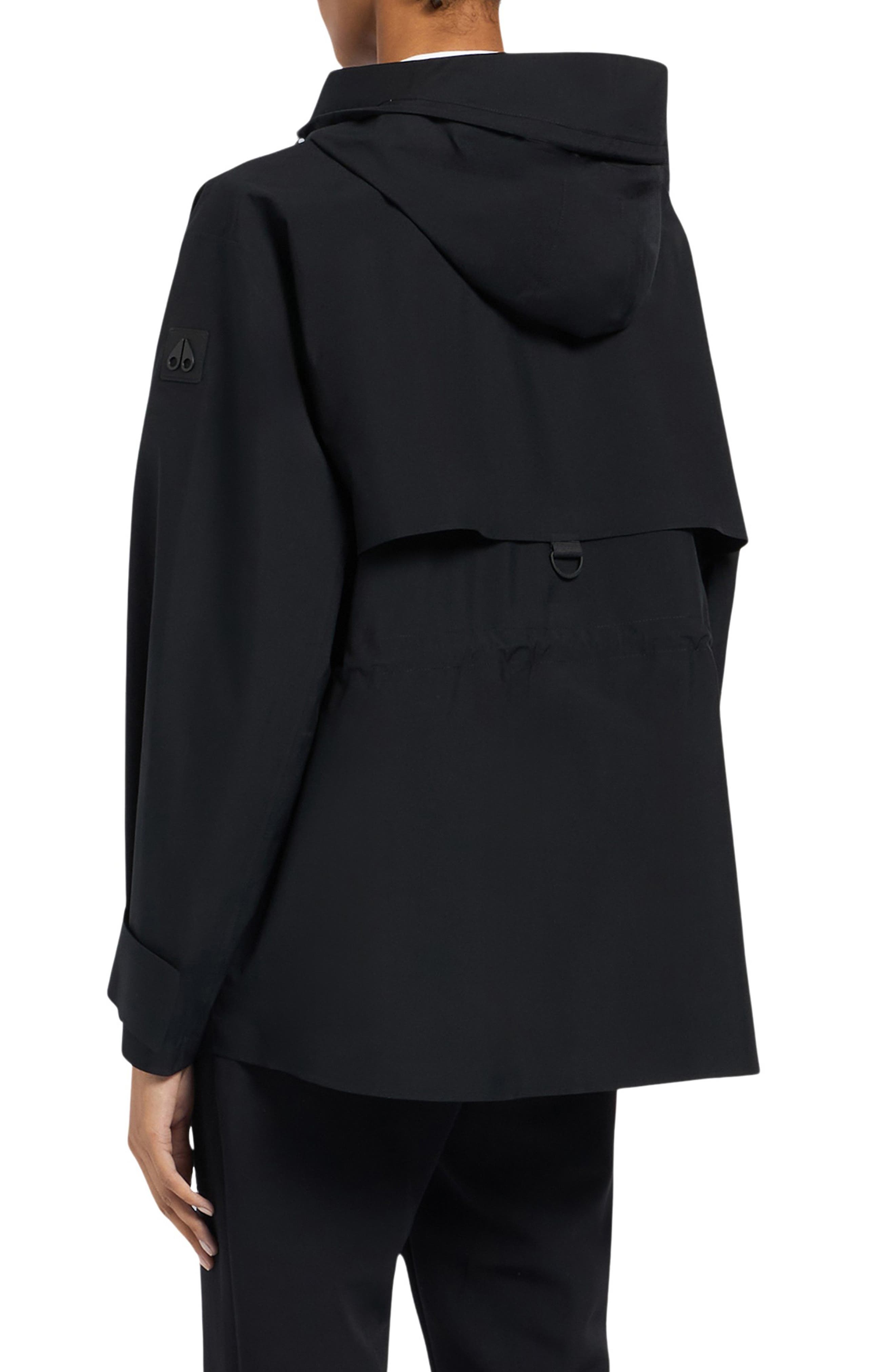 Moose Knuckles Laurier Waterproof Ripstop Jacket in Black at Nordstrom - 2