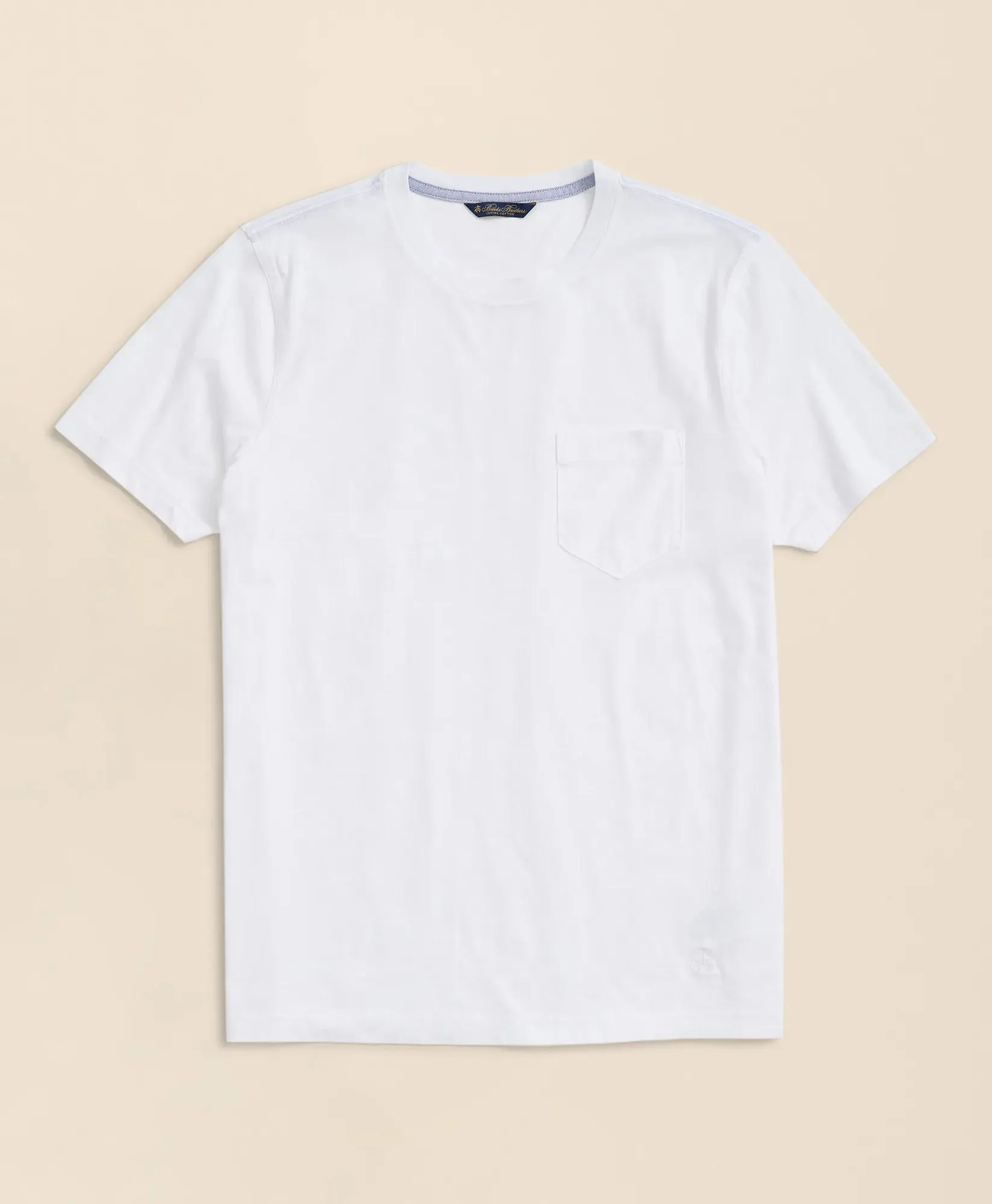 Supima® Cotton Pocket Crewneck T-Shirt - 1