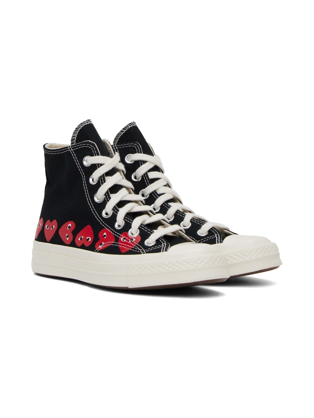 Black Converse Edition Chuck 70 Multi Heart Sneakers - 4