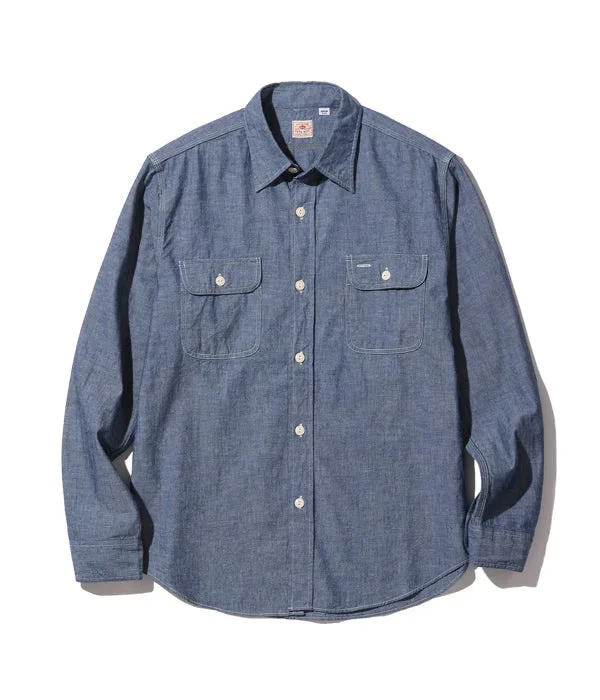 SC27850 Work Shirt Blue Chambray - 1