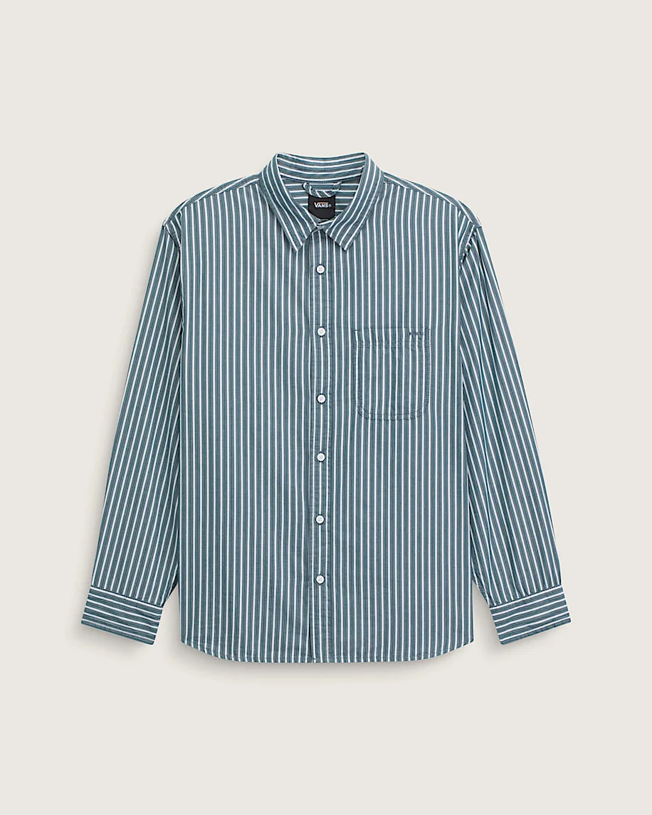 Premium Dobby Stripe Long Sleeve Shirt - 1