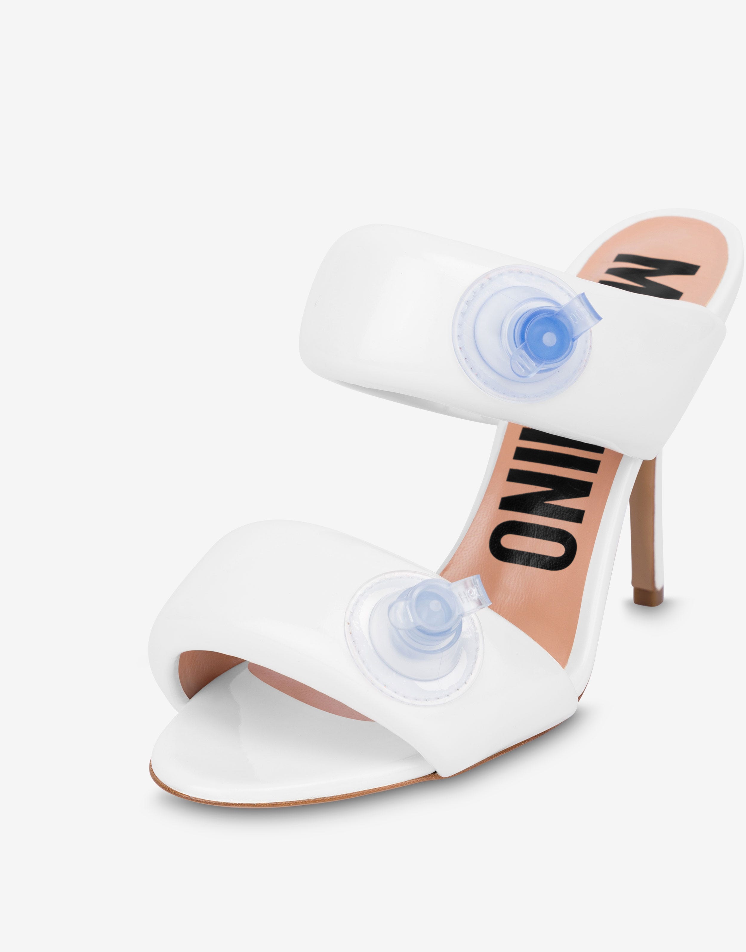 INFLATABLE EFFECT HIGH-HEELED SANDALS - 4