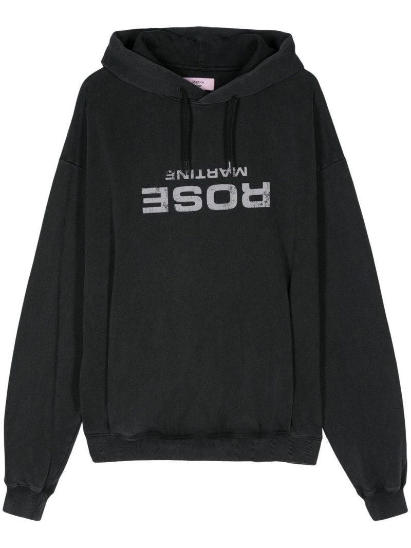 logo-print hoodie 1