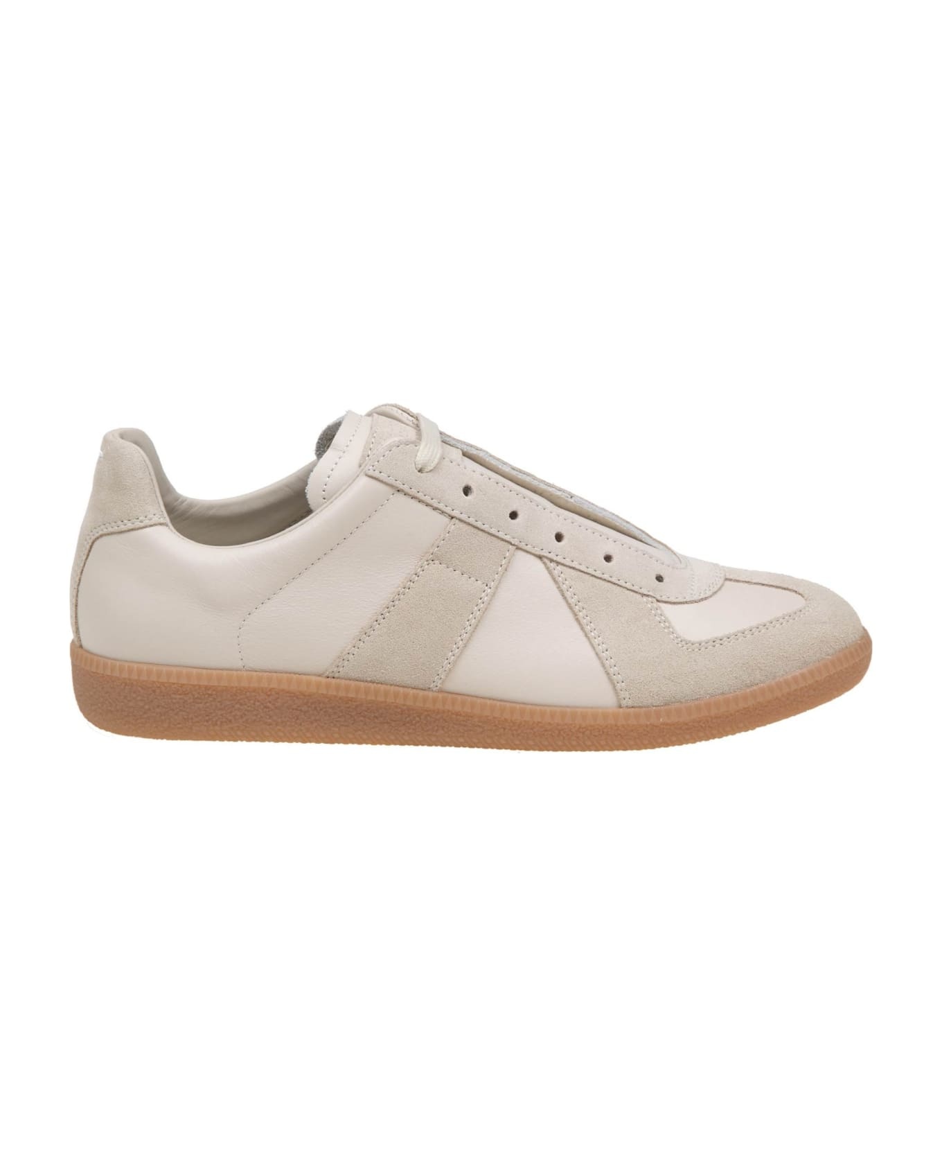 Replica Sneakers In Leather And Suede - 1