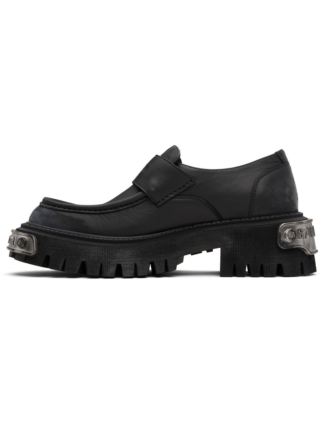 Black Tractor Loafers - 3