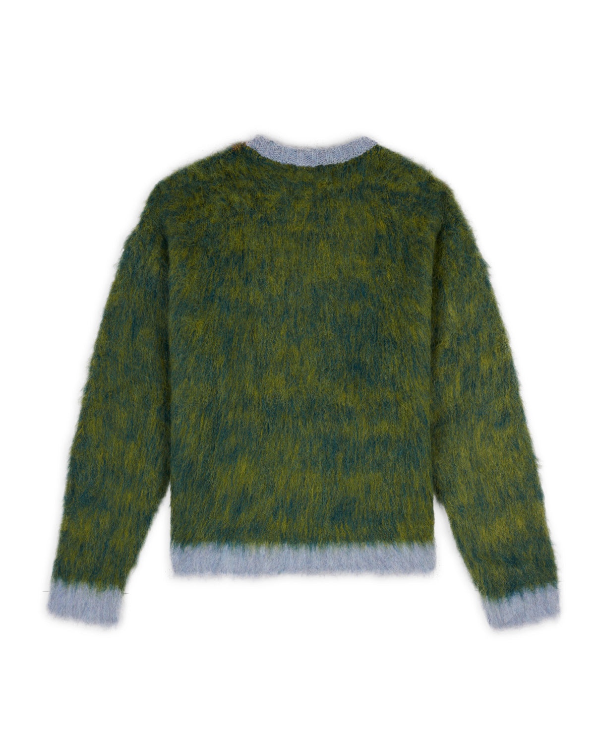 Marled Alpaca Crewneck Sweater - Mallard - 2
