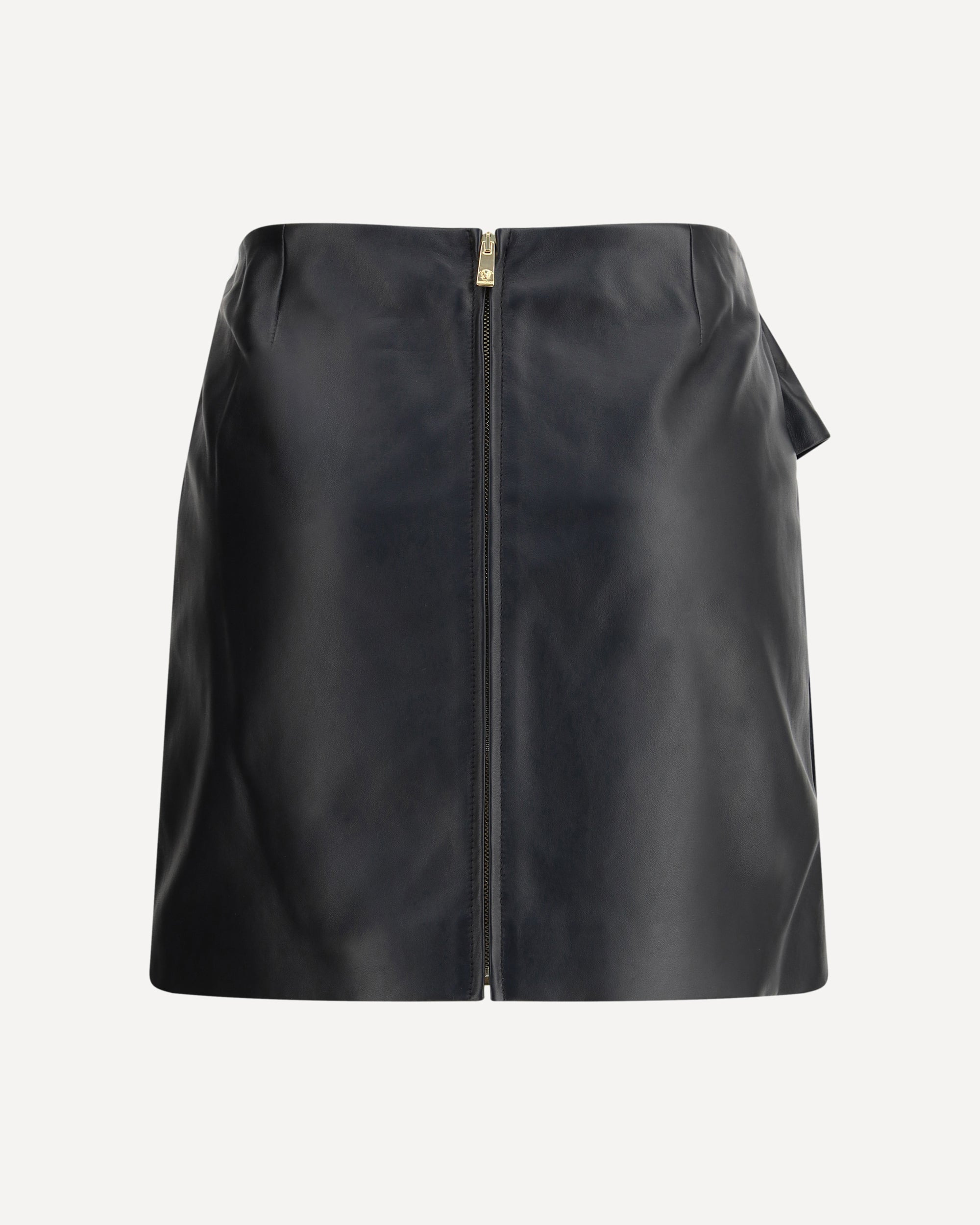 Lambskin Miniskirt - 2