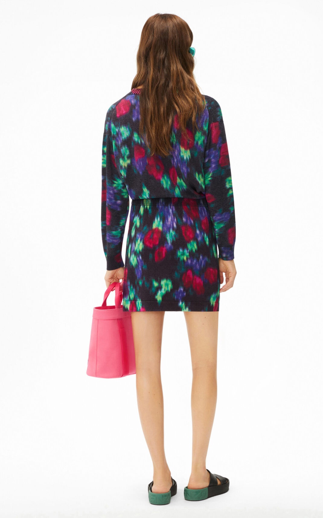 'Blurred Flowers' miniskirt - 3
