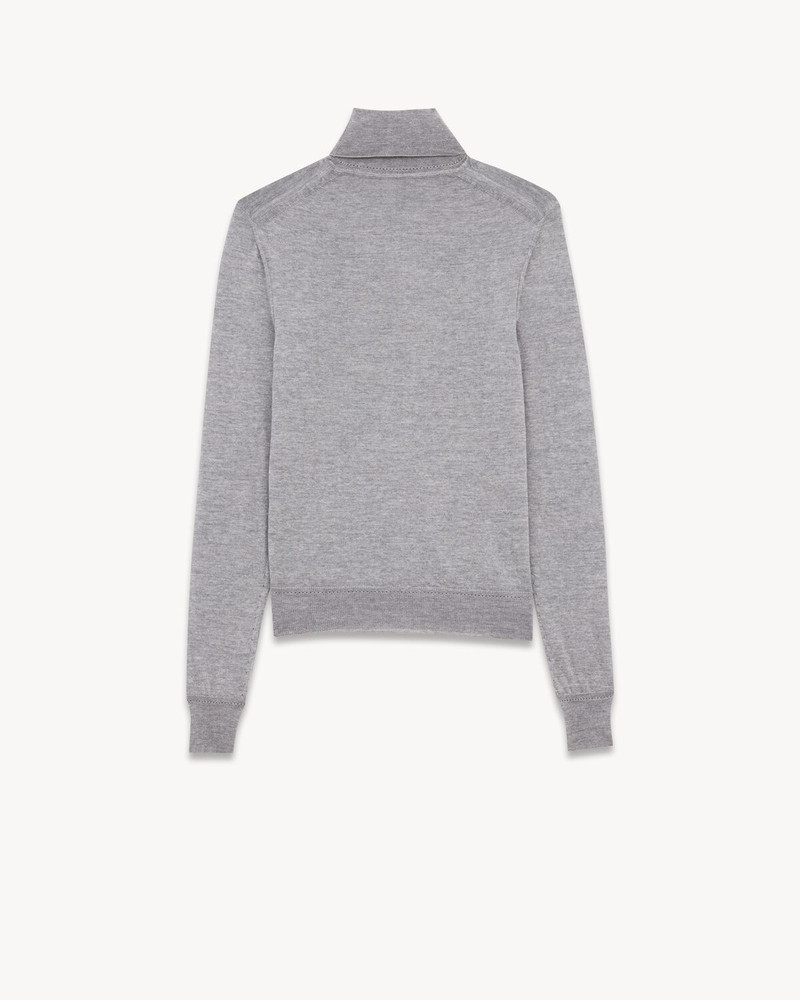 SAINT LAURENT CASSANDRE TURTLENECK SWEATER IN WOOL outlook