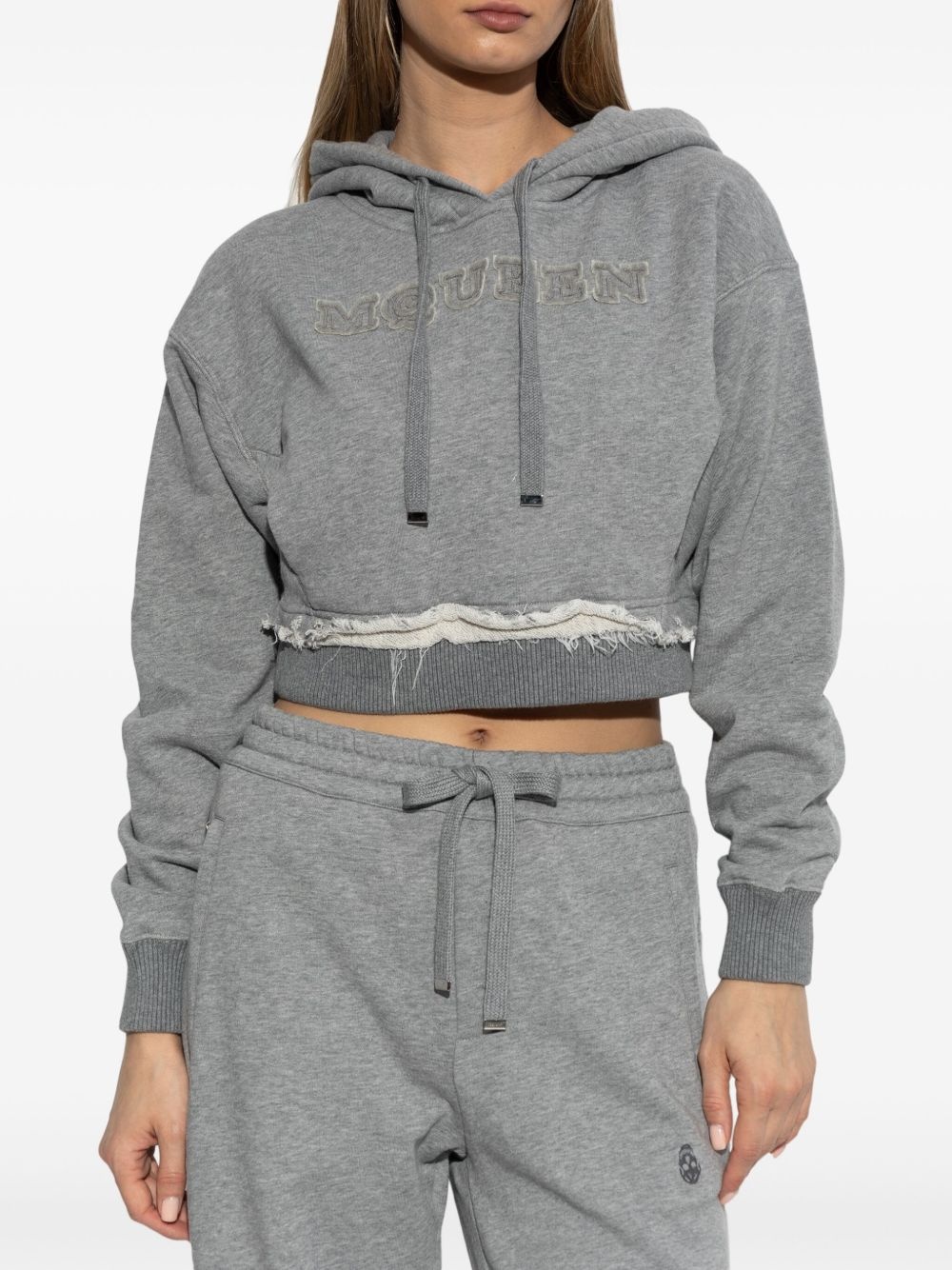 logo-embroidered hoodie - 3