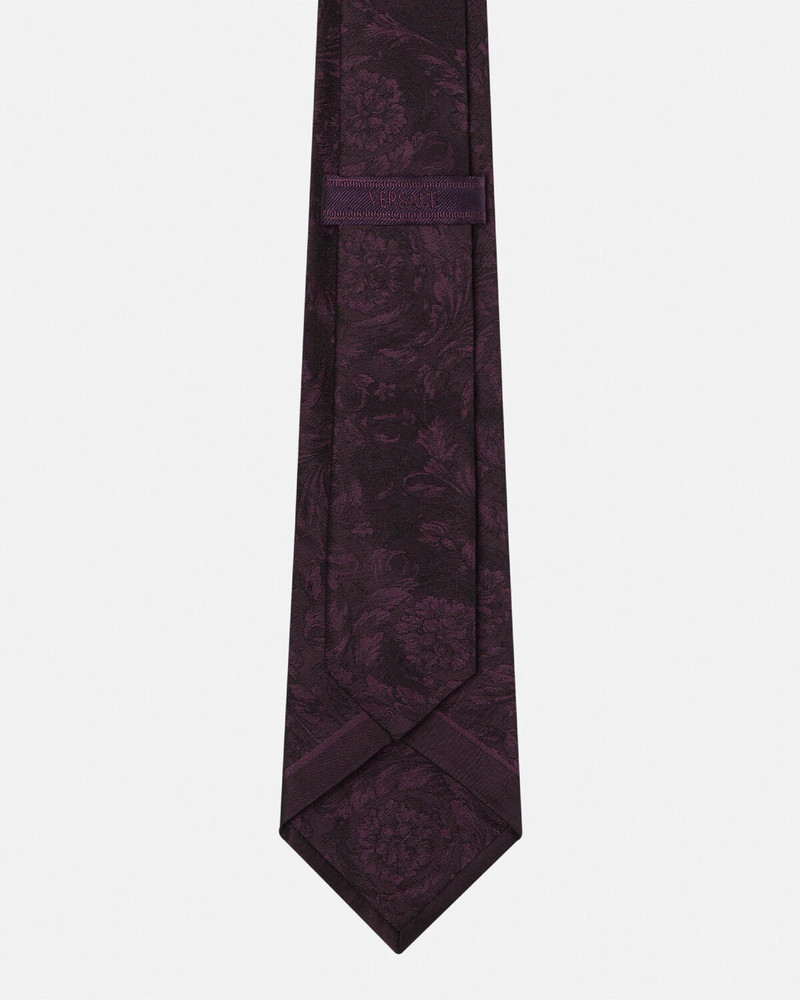 Barocco Jacquard Silk Tie 3