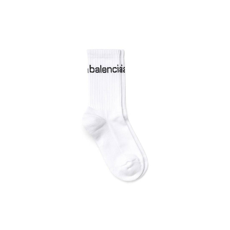 Women's Bal.com Socks in White 1
