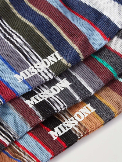 Missoni Three-Pack Cotton-Blend Socks outlook