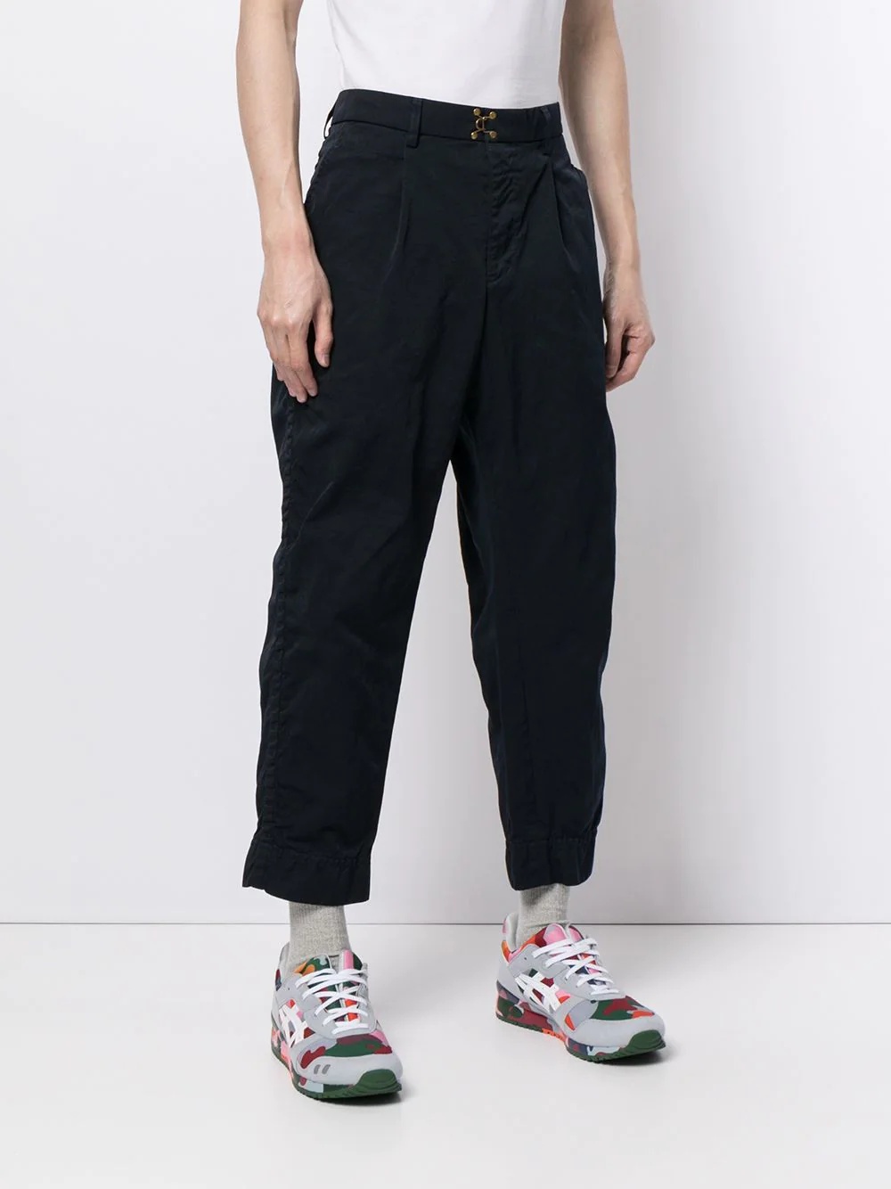 cropped chino trousers - 3