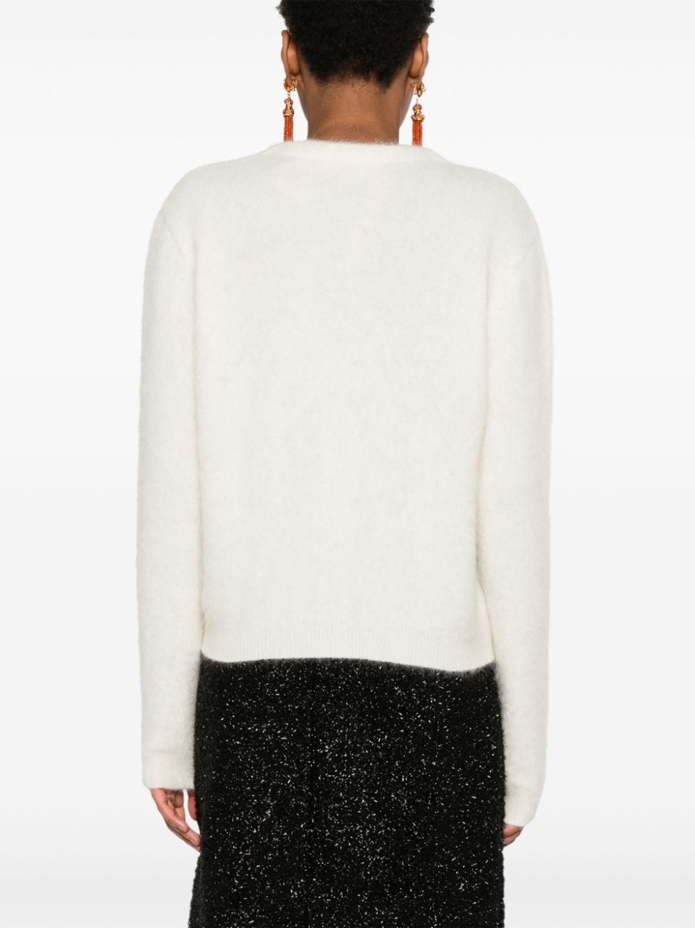 brushed cardigan - 4
