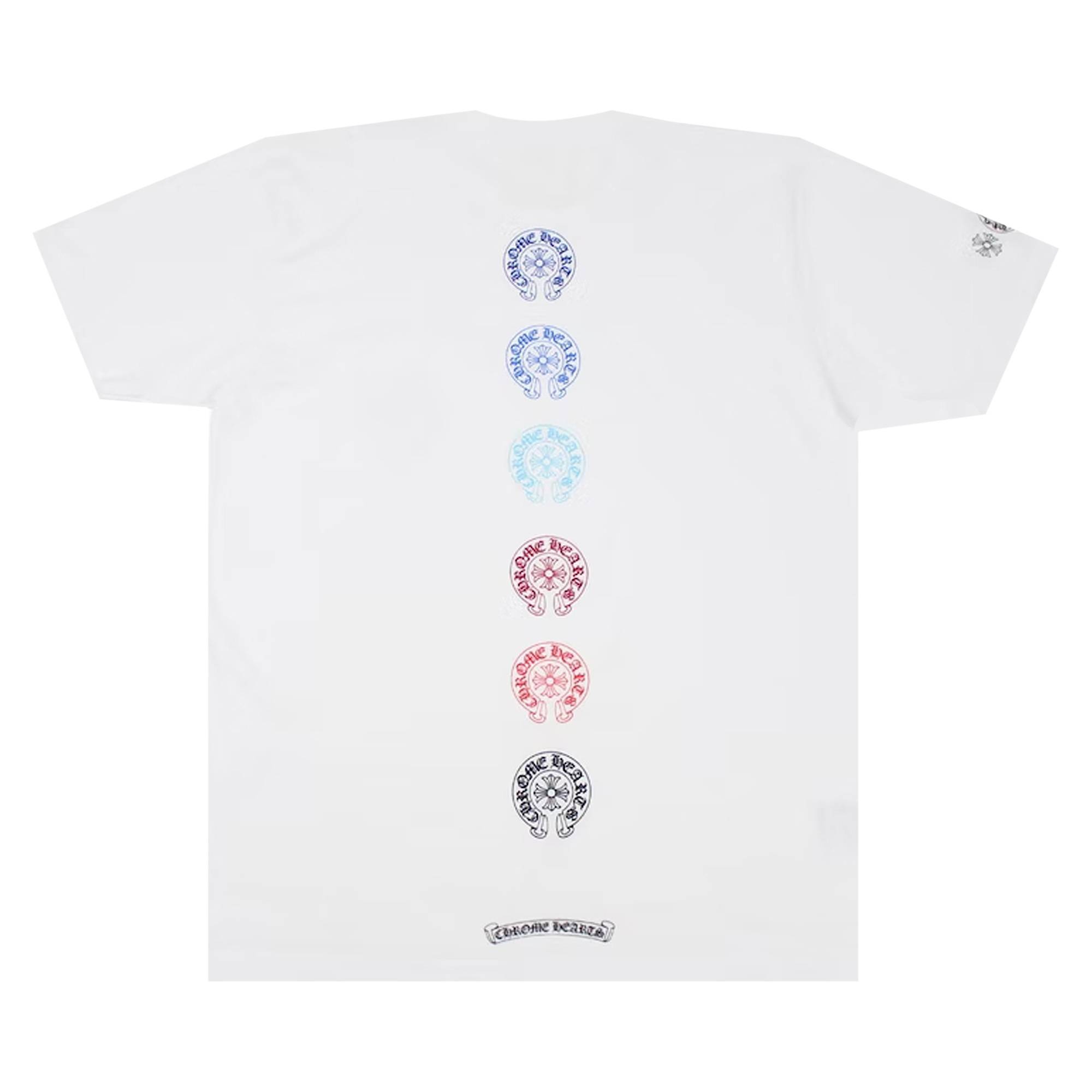 Chrome Hearts Multicolor Horseshoe T-Shirt 'White' - 2