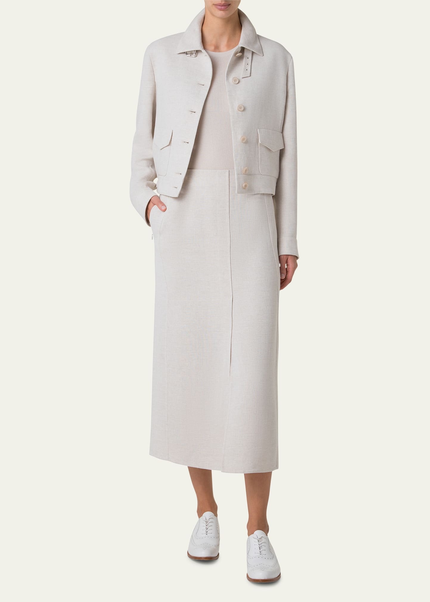 Peer Twisted Linen Double-Face Jacket - 2