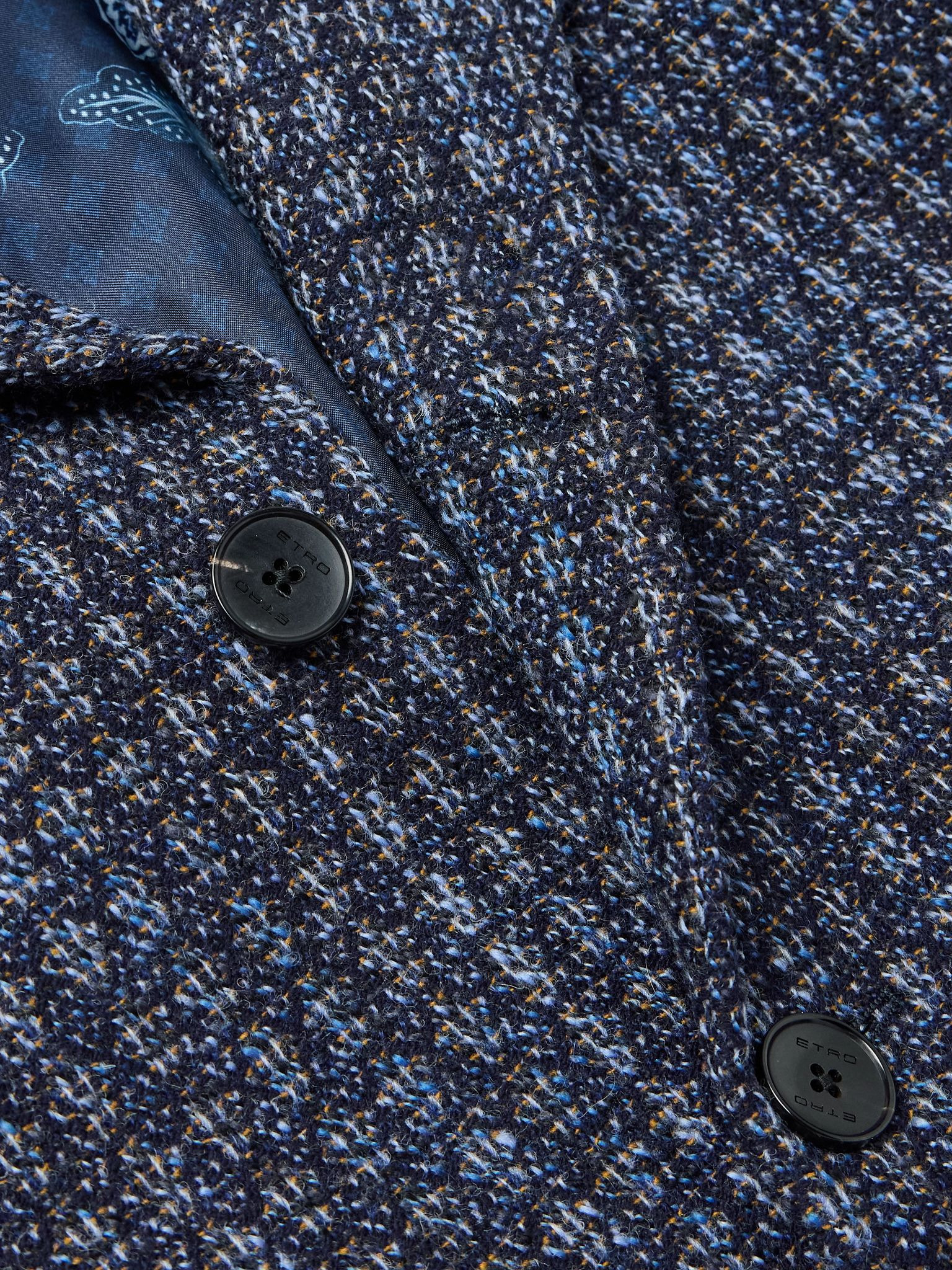 Soho Wool Overcoat Navy - 4