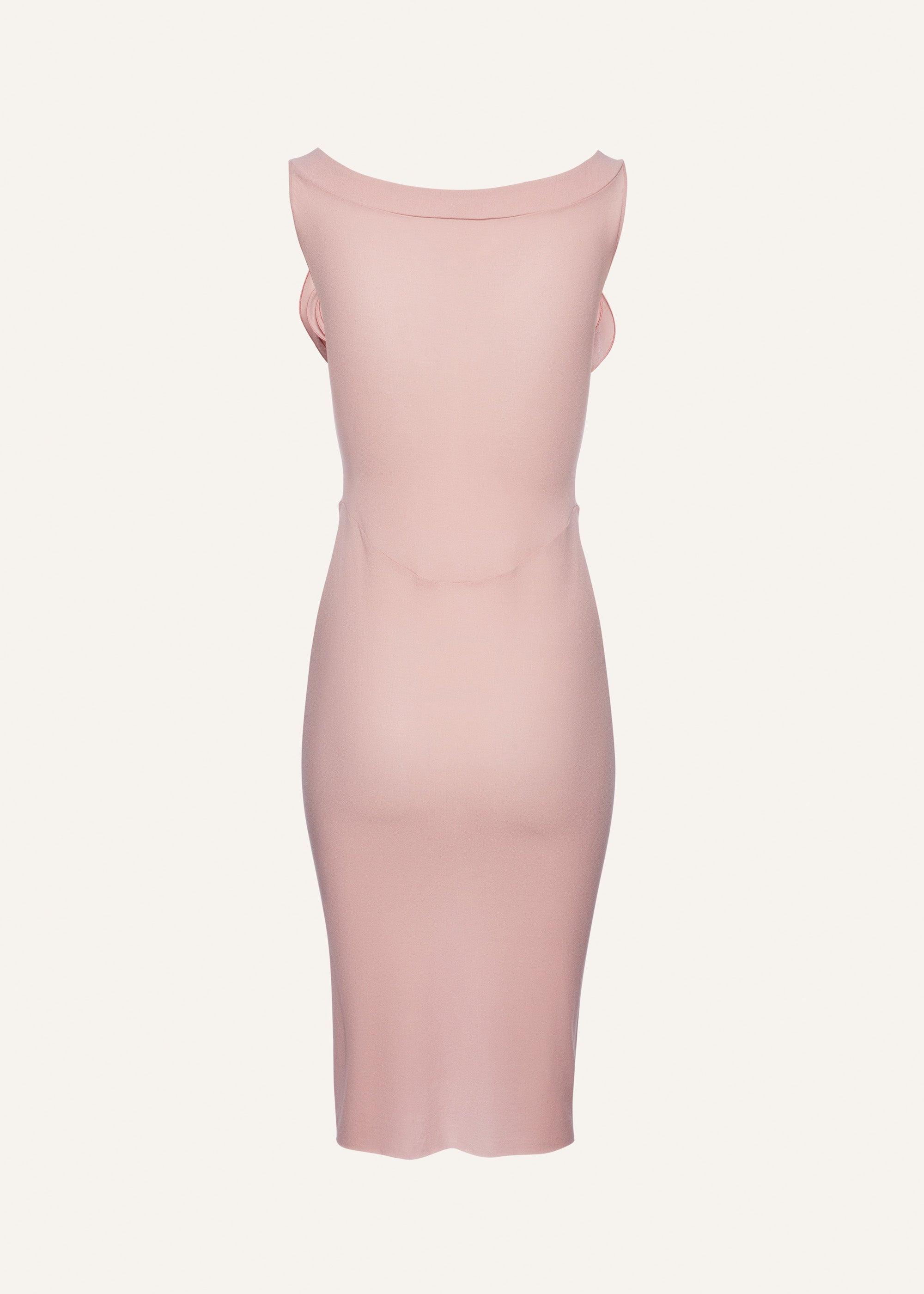 Flower bustier midi dress in pink - 2