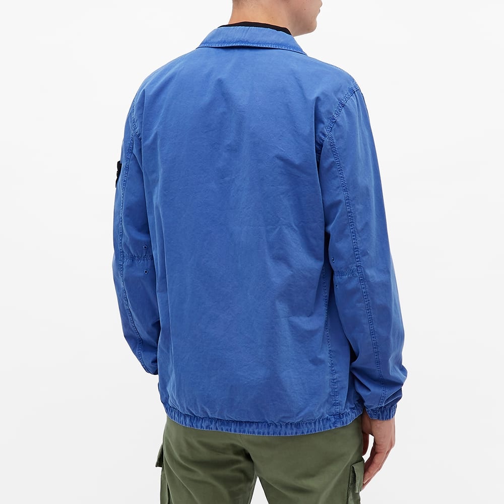 Stone Island 2 Pocket Brushed Cotton Shirt Jacket - 6