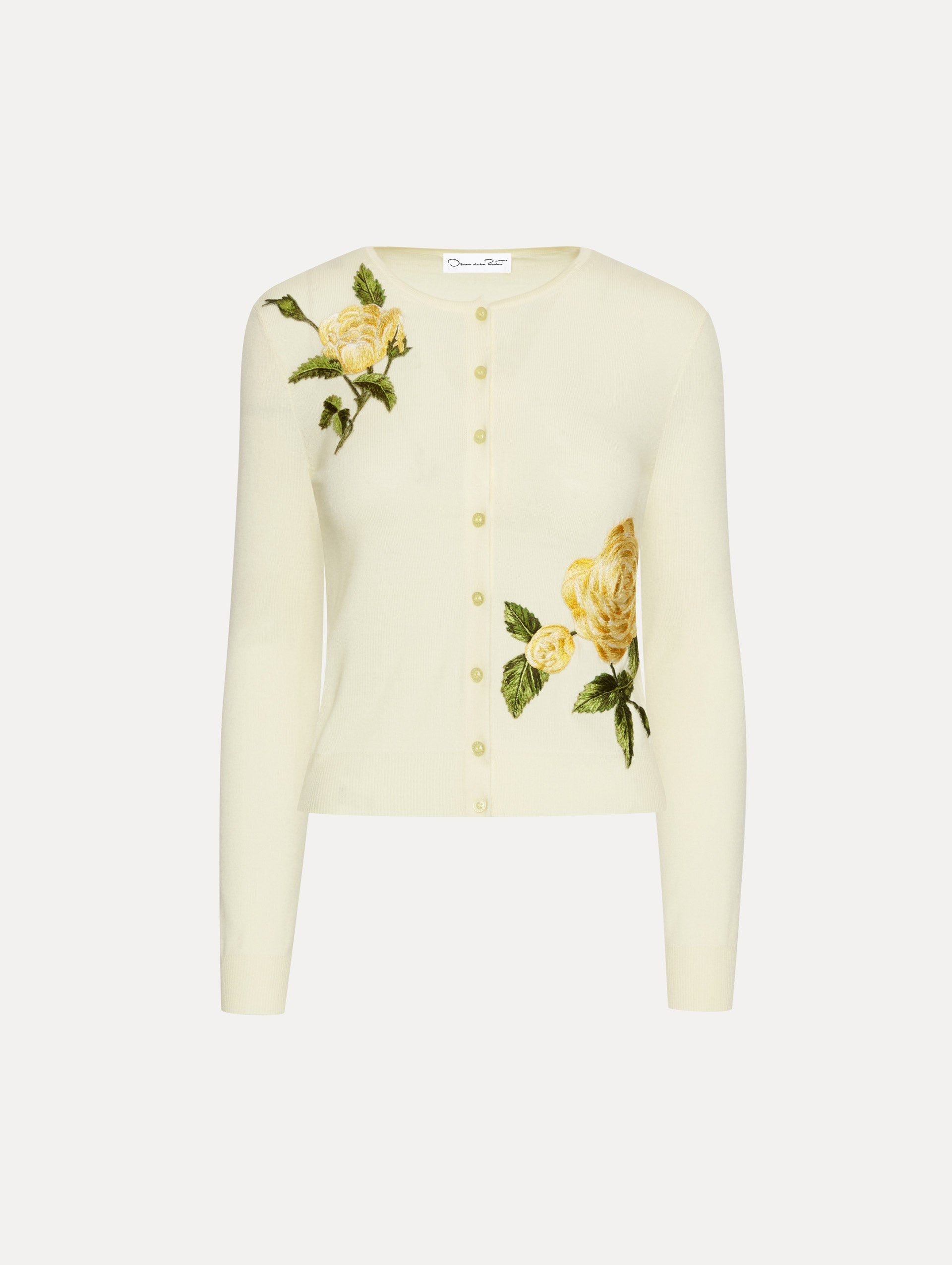 ENGLISH ROSE THREADWORK CARDIGAN - 1