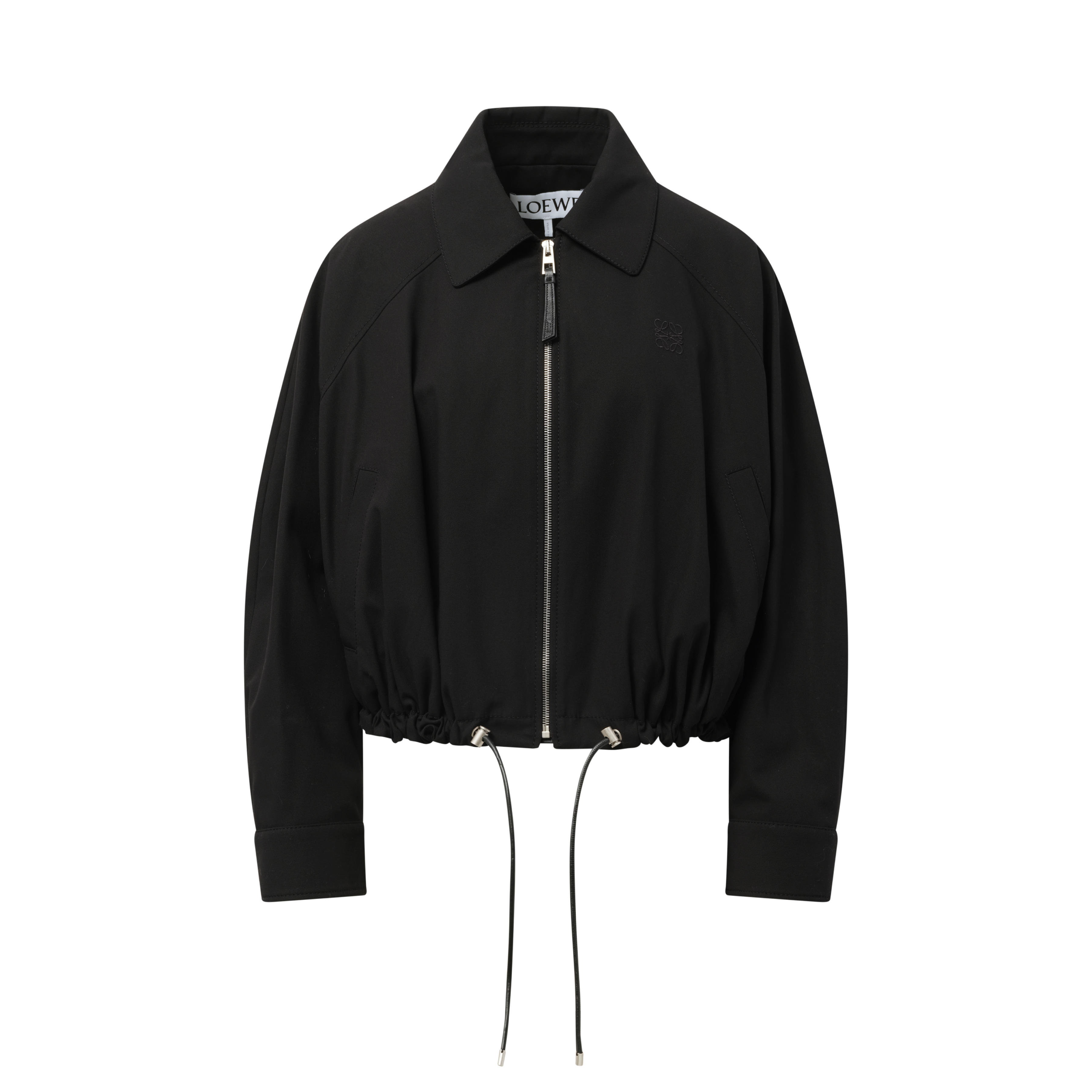Relaxed Fit Balloon Jacket in Black - 2