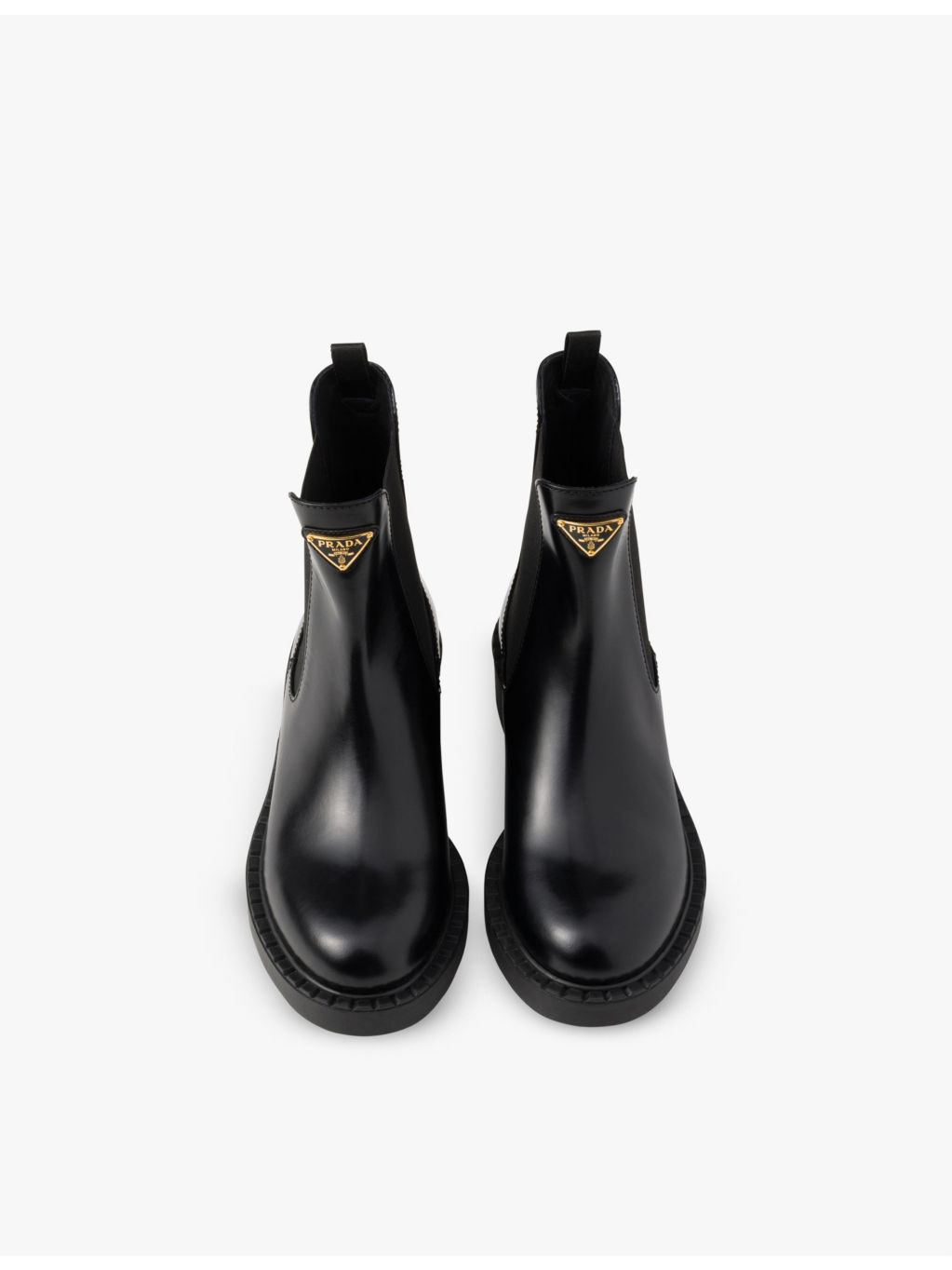 Logo-plaque leather Chelsea boots - 2