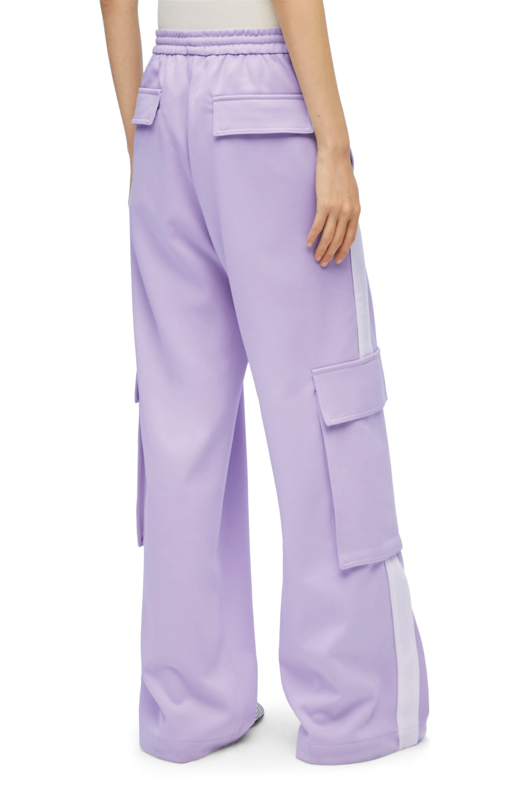 Cargo tracksuit trousers in technical jersey - 4