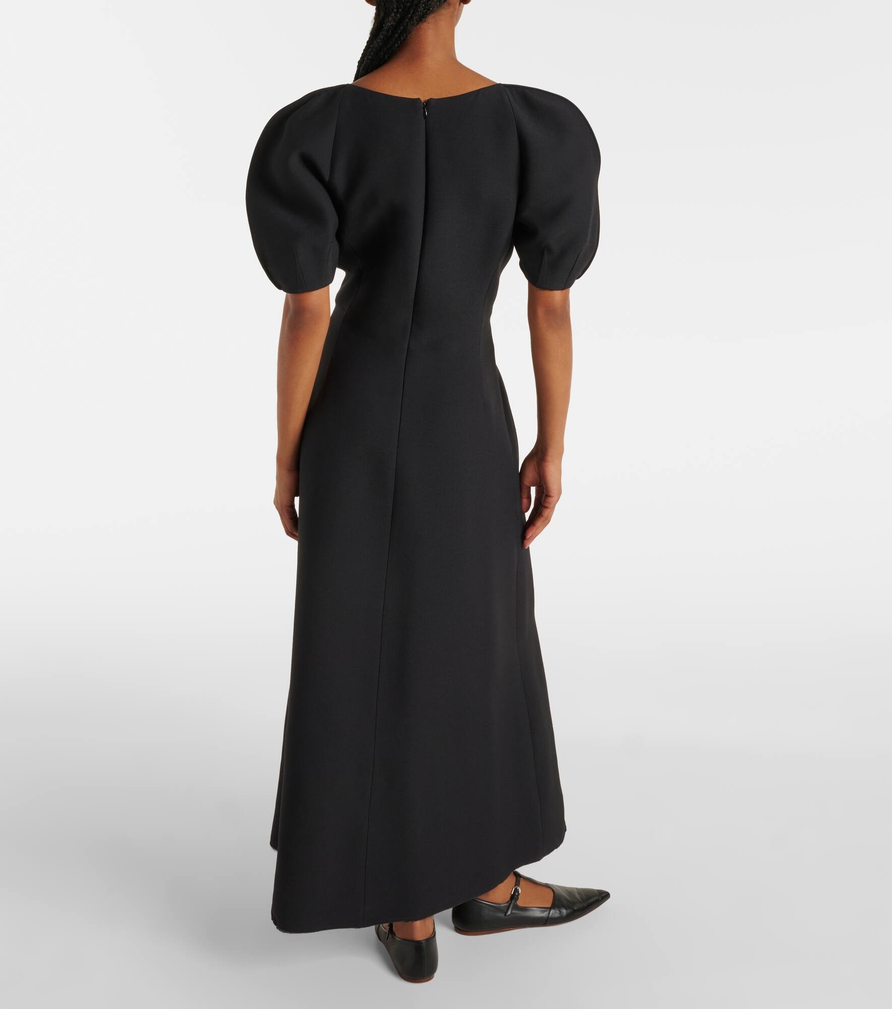 Niahm wool and silk maxi dress - 3