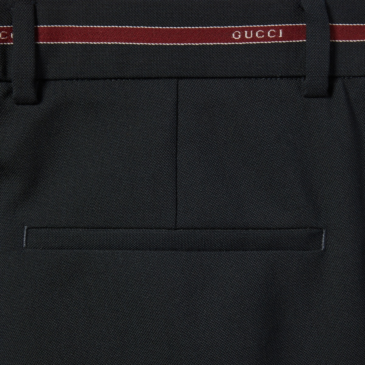 Wool pant with selvedge detail - 6