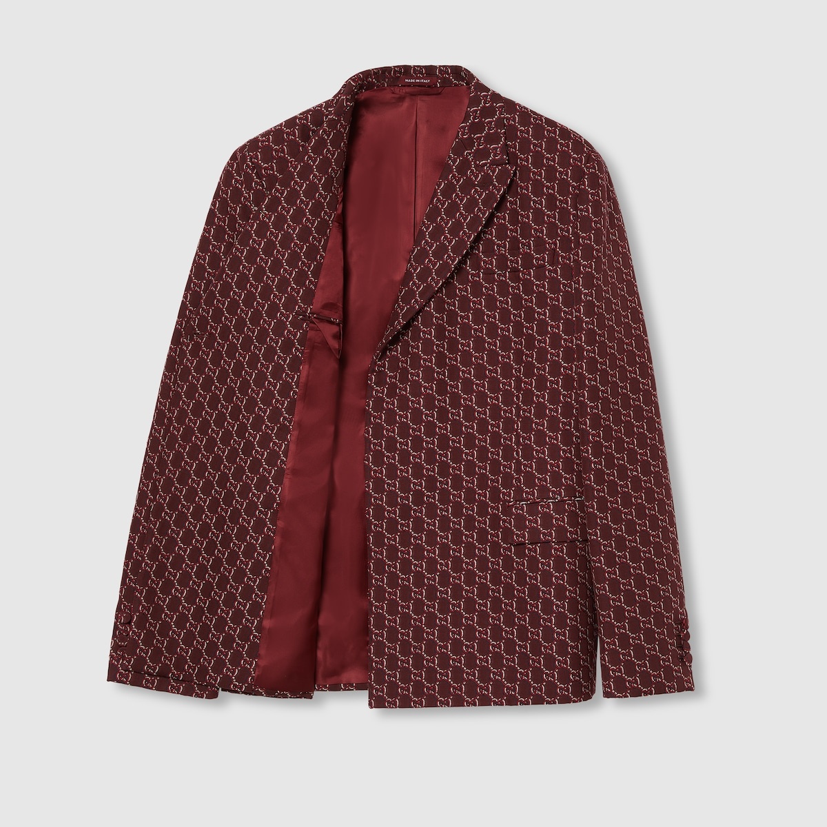 GG wool with optical effect jacket - 8