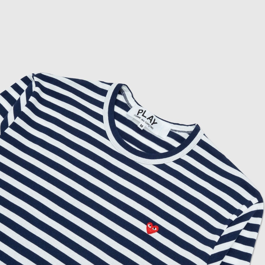 STRIPED SMALL HEART L/S T-SHIRT - 3