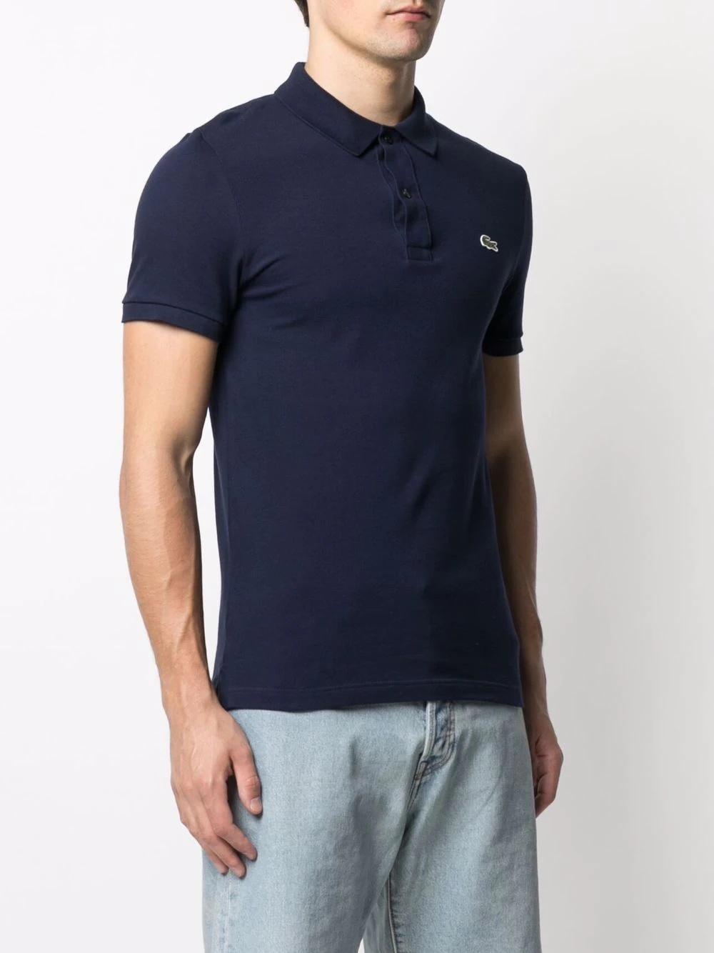 logo-embroidered polo shirt - 3
