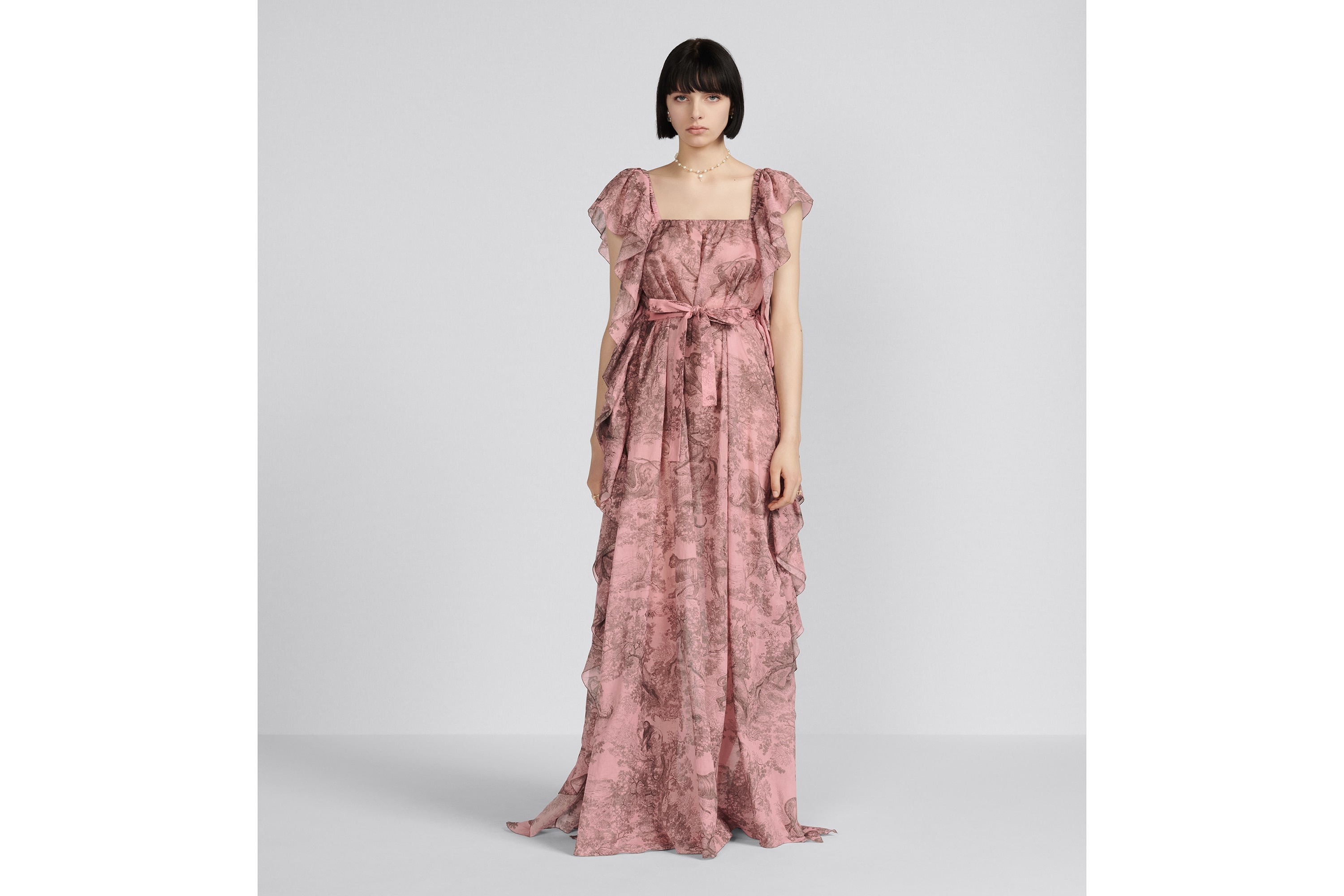 Dioriviera Long Ruffled Dress - 4
