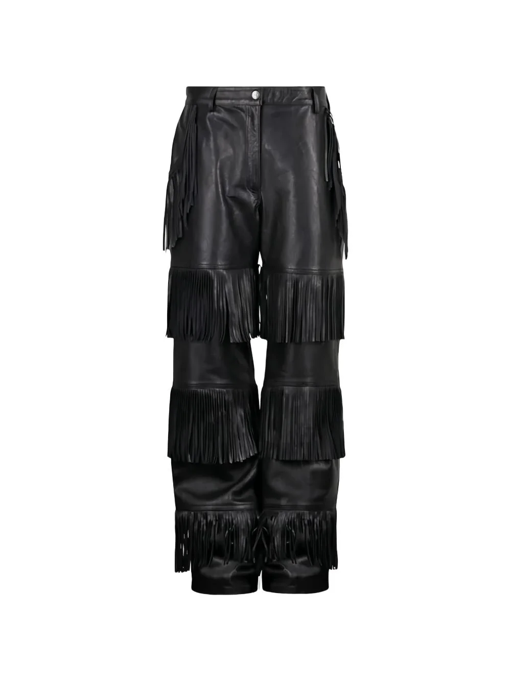 fringed trousers - 1