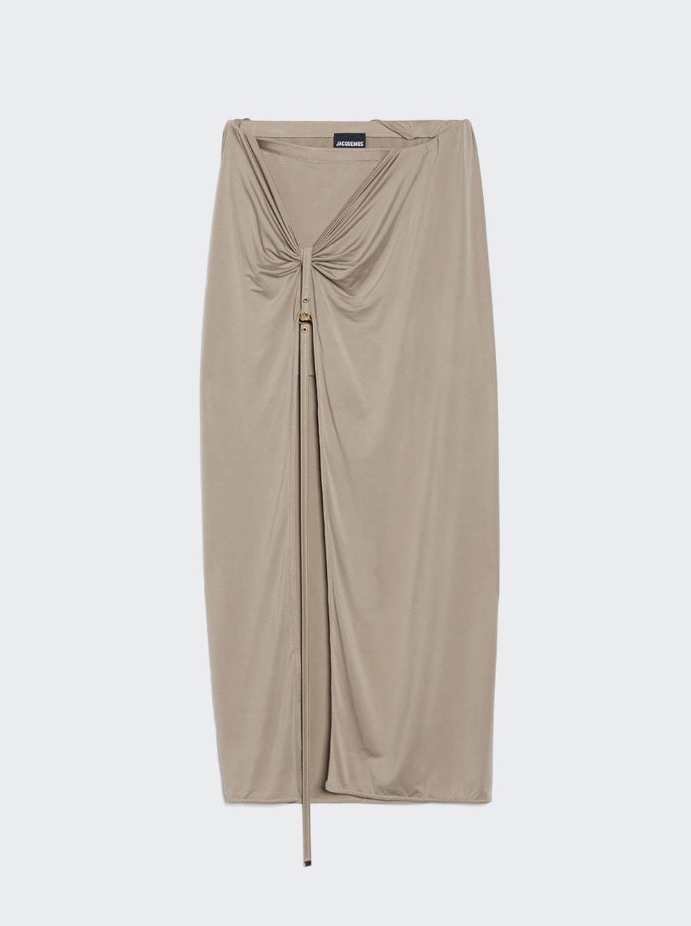 La Jupe Pareo Croissant Skirt Light Khaki - 1