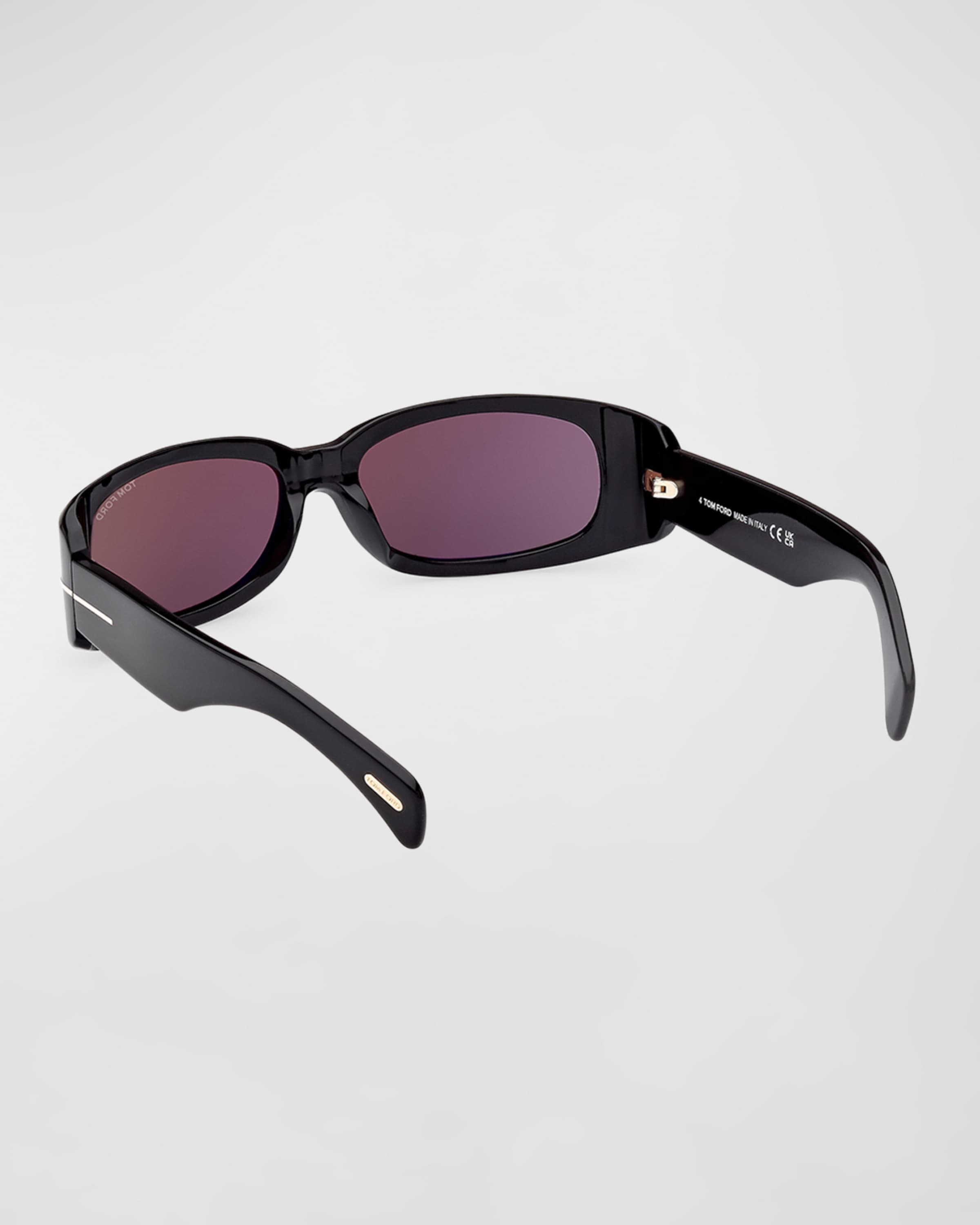 Corey Acetate & Plastic Wrap Sunglasses - 2