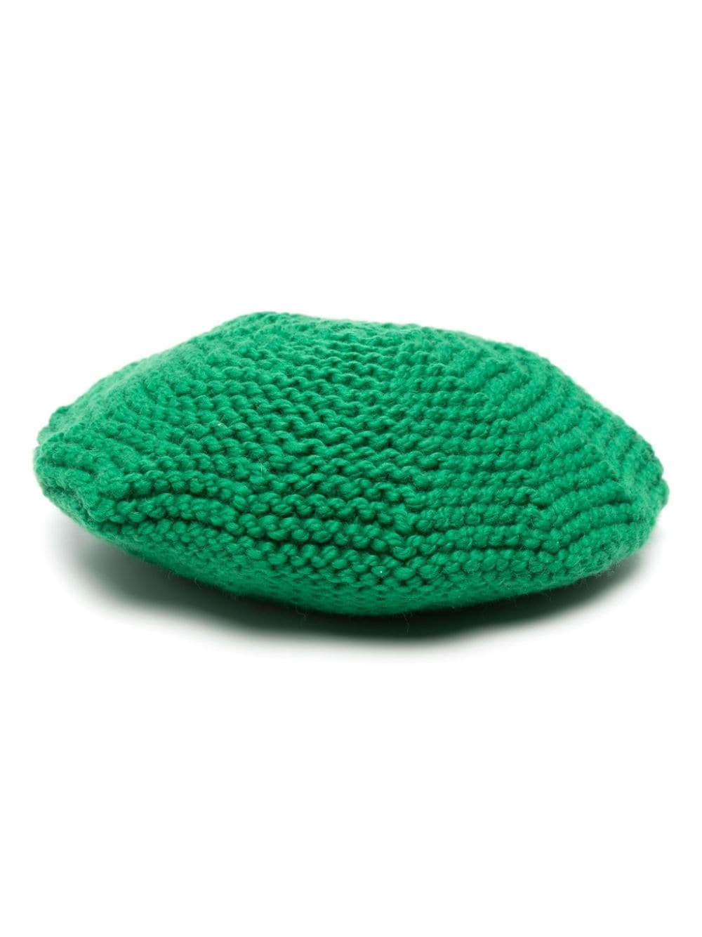 chunky-knit beret hat - 1
