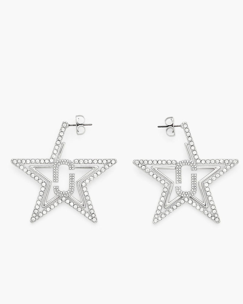 J MARC STAR HOOP EARRINGS - 1