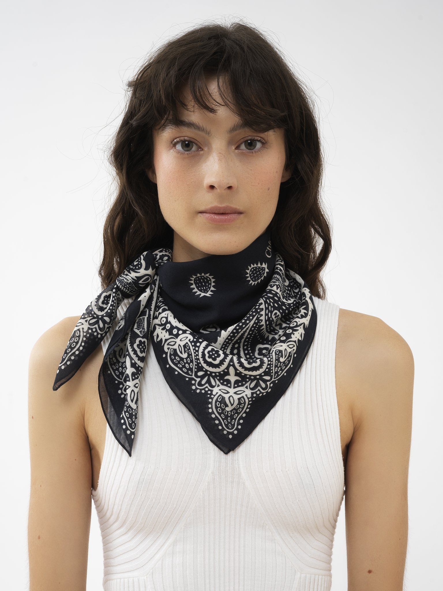 BANDANA PRINT SCARF - 2