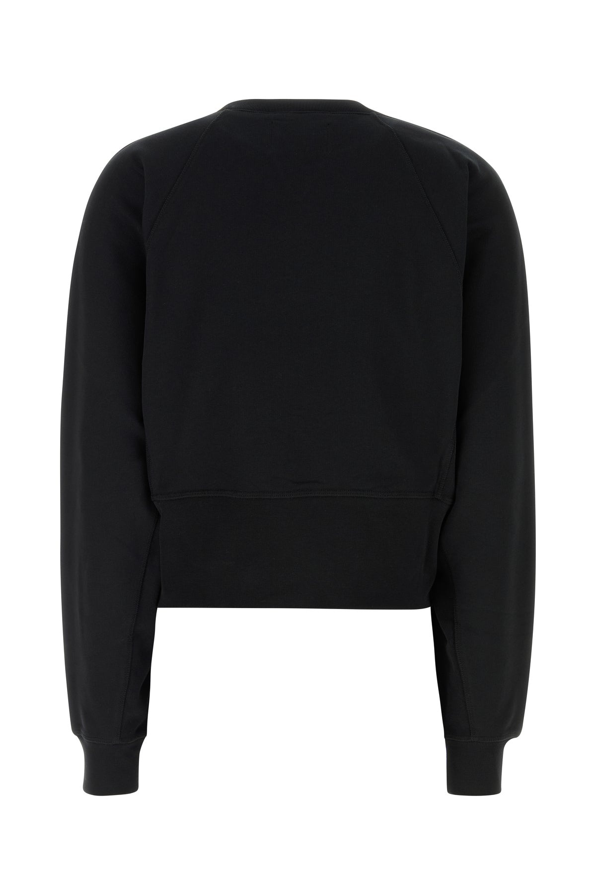 Black cotton sweatshirt - 2