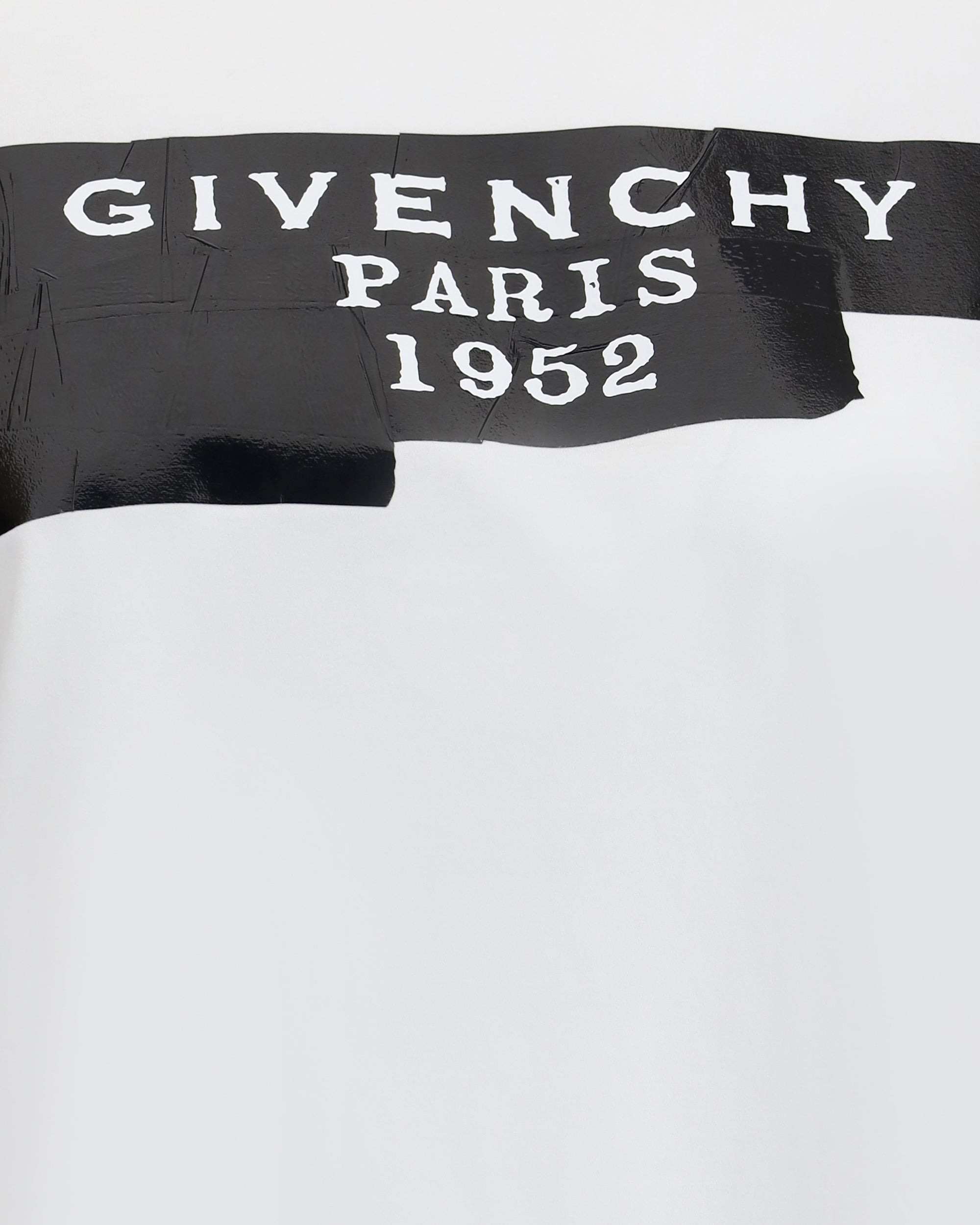 Cotton T-shirt with print black givenchy tape - 3