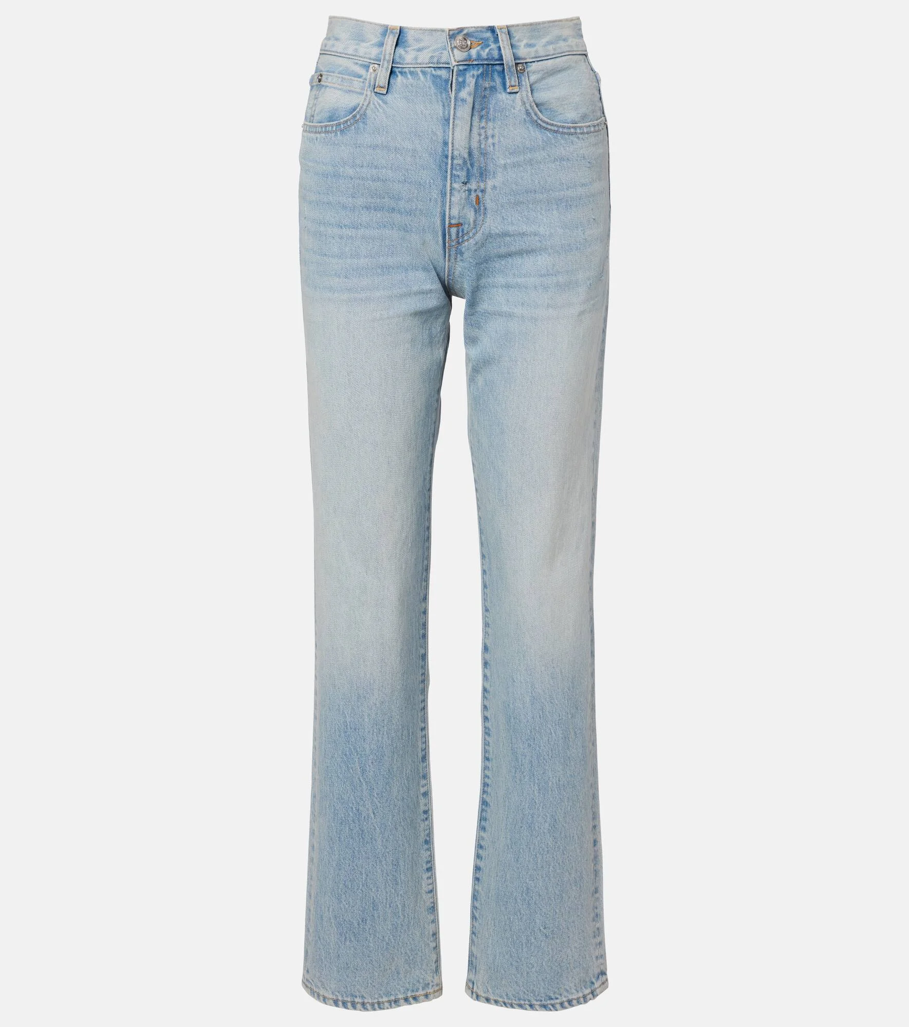 London high-rise straight jeans - 1