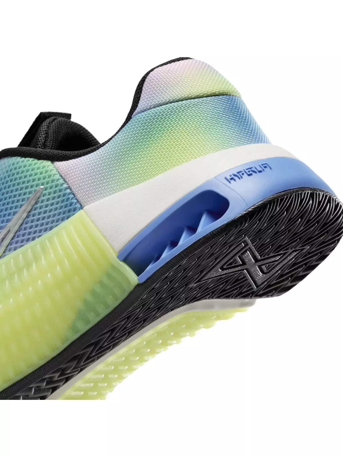 Metcon 9 SE "Black/Light Lemon Twist/Royal Pulse/Metallic Silver" Women's Training Shoe - 8