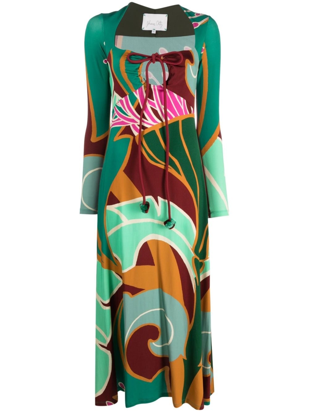 Tapestry Of Time long-sleeved dress - 1
