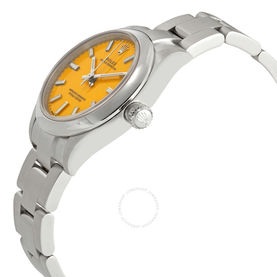 Rolex Oyster Perpetual 31 Automatic Chronometer Yellow Dial Ladies Watch 277200YLSO - 2