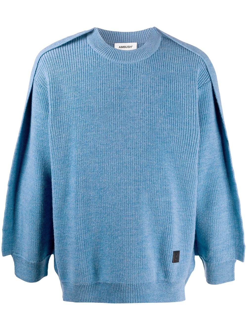 ribbed wool jumper - 1